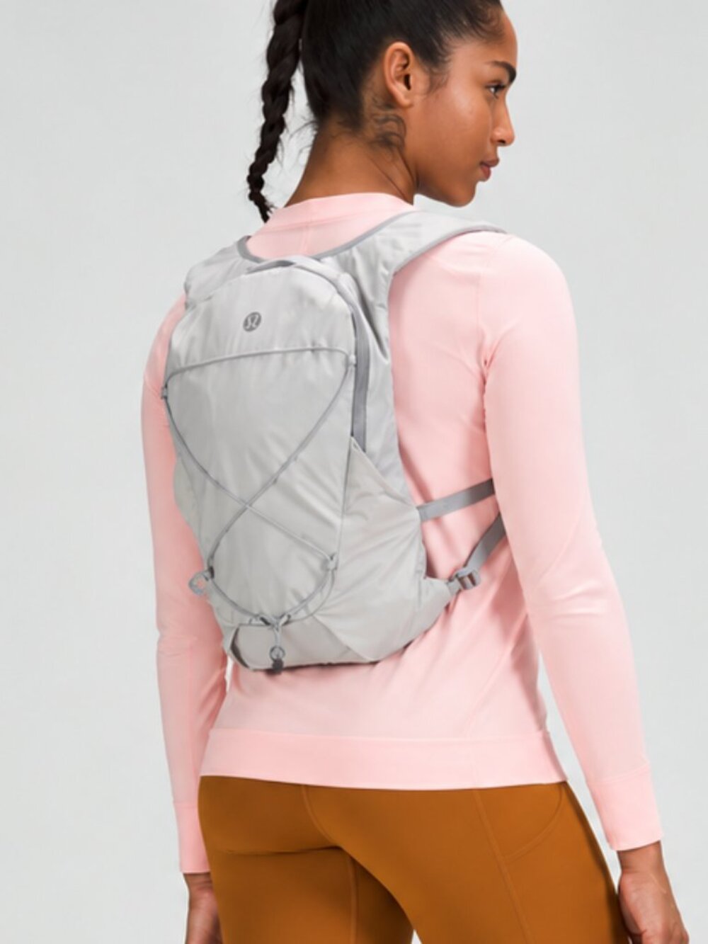 Lululemon Grey Active Backpack 10L